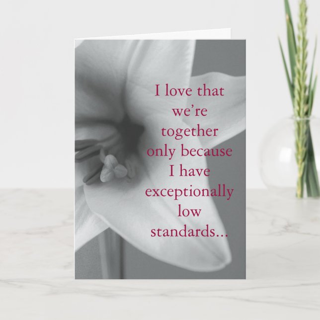 I love that we’re together only becau... card (Front)