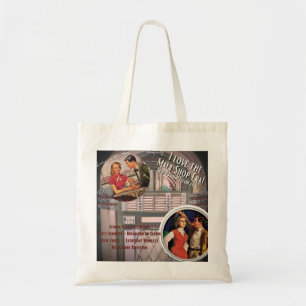 I love the 1950s Malt Shop Era! Tote Bag