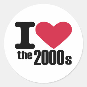 I love the 2000's classic round sticker