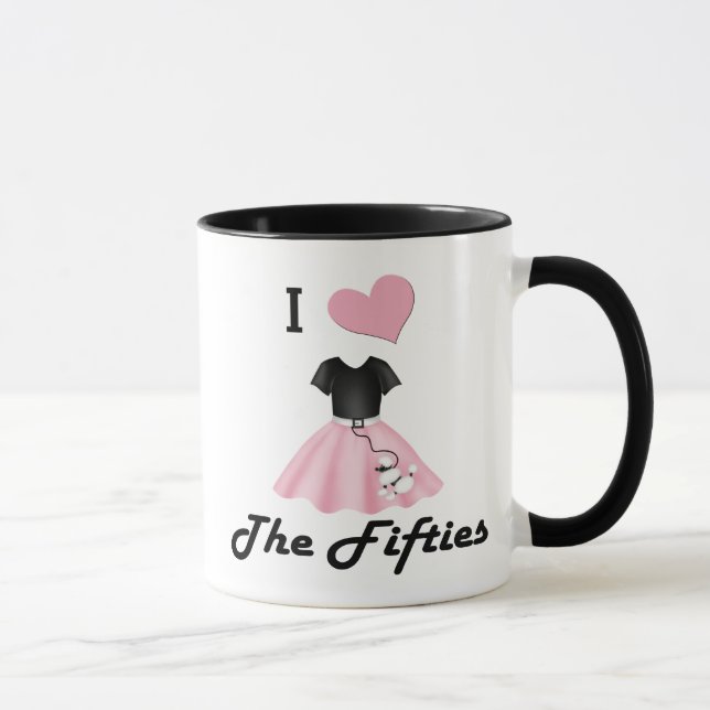 I Love the 50's Mug (Right)