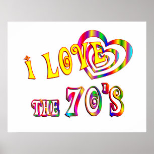 I Love the 70s Poster