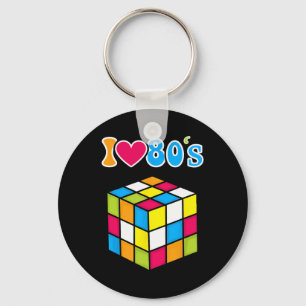 I Love The 80s-80s Halloween Party-80s Outfit For Key Ring
