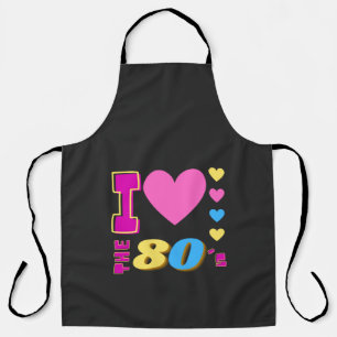 I Love The 80's Apron