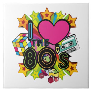 i love the 80s ceramic tile
