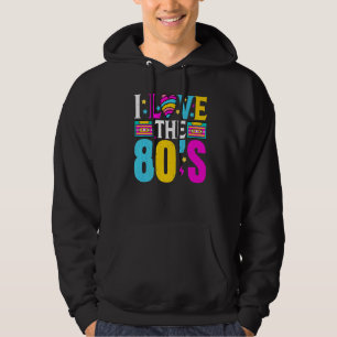 I Love The 80s Classic Costume Born In 1980 Hoodie