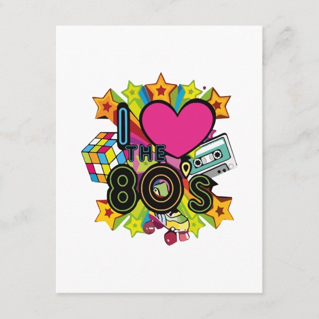 i love the 80s enclosure card (Front)