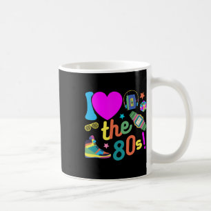 I Love The 80s Funny Retro Party 80's Costume For  Coffee Mug