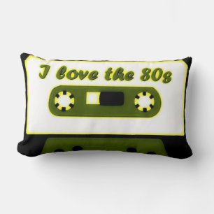 I Love The 80s Lumbar Cushion