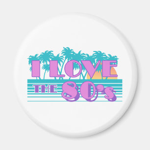 I Love The 80's Magnet