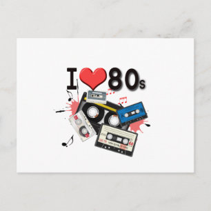 I love the 80s multiple products selected postcard