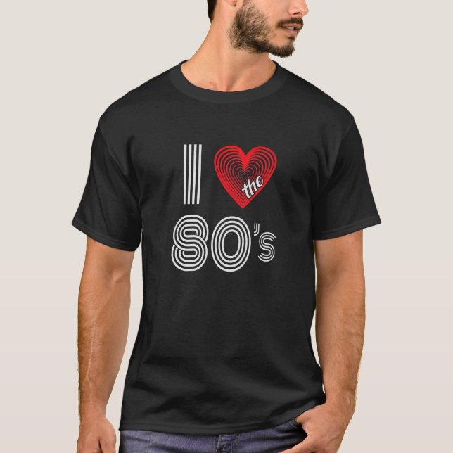 I Love The 80s Retro 1980s Party Costume   T-Shirt (Front)