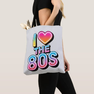 I love the 80s tote bag