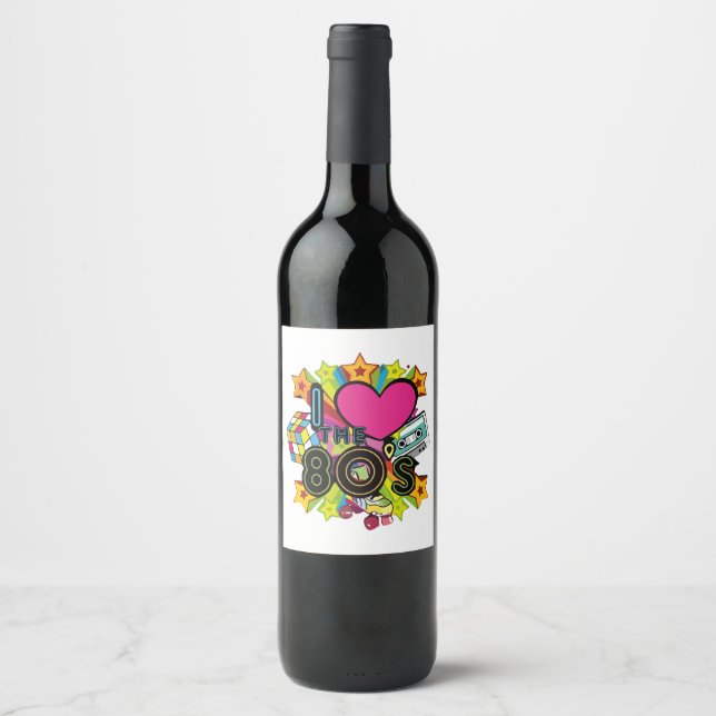 i love the 80s wine label (Front)