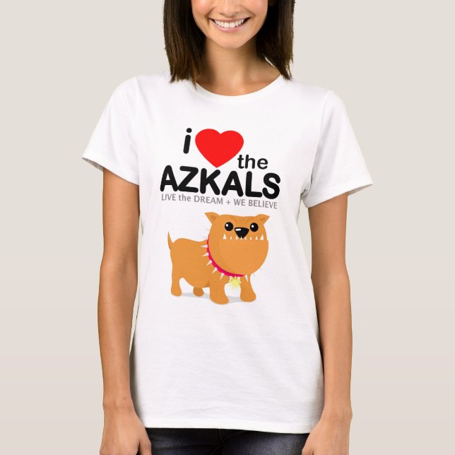 I Love the Azkals Women's Tshirt (Front)