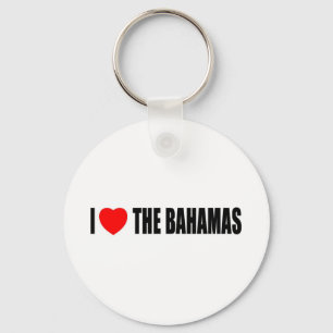 I Love the Bahamas Key Ring