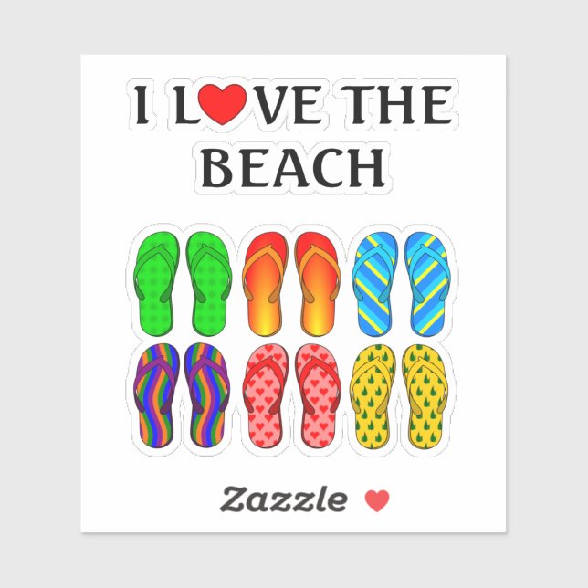I Love the Beach (Sheet)