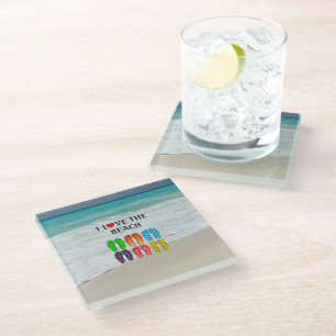 I Love the Beach, Glass Coaster