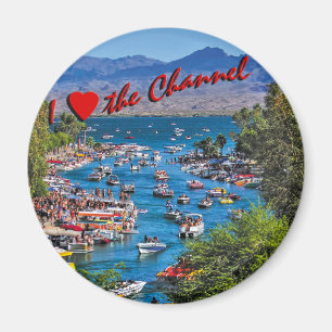 I Love the Channel Magnet
