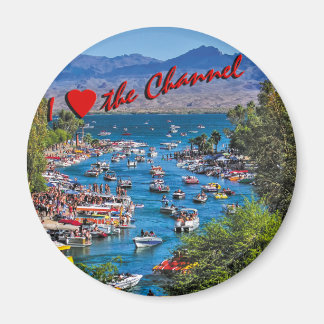 I Love the Channel Magnet