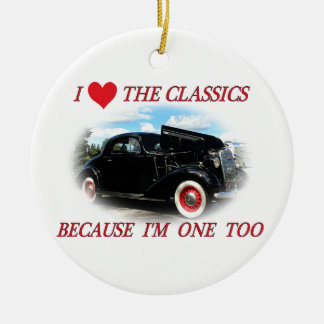 I Love The Classics 2 Ceramic Tree Decoration