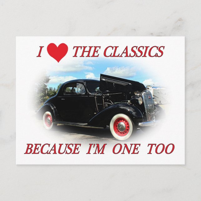 I Love The Classics 2 Postcard (Front)