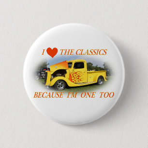 I Love The Classics 6 Cm Round Badge
