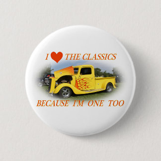 I Love The Classics 6 Cm Round Badge