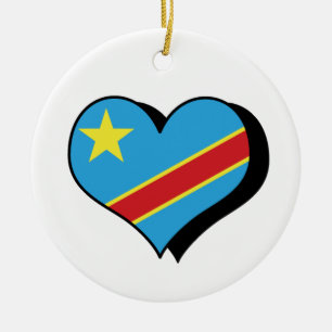 I Love The Congo Democratic Republic Ornament