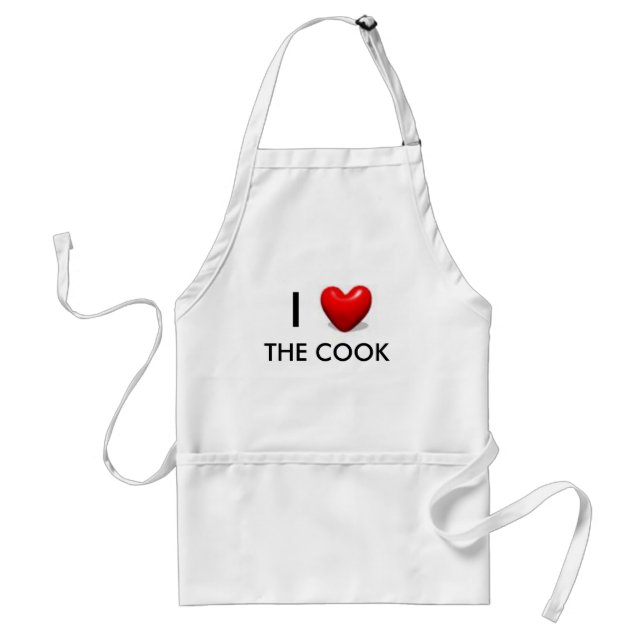 I LOVE THE COOK Apron (Front)