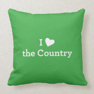 I Love the Country Cushion