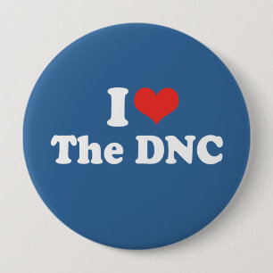 I LOVE THE DNC - .png 10 Cm Round Badge