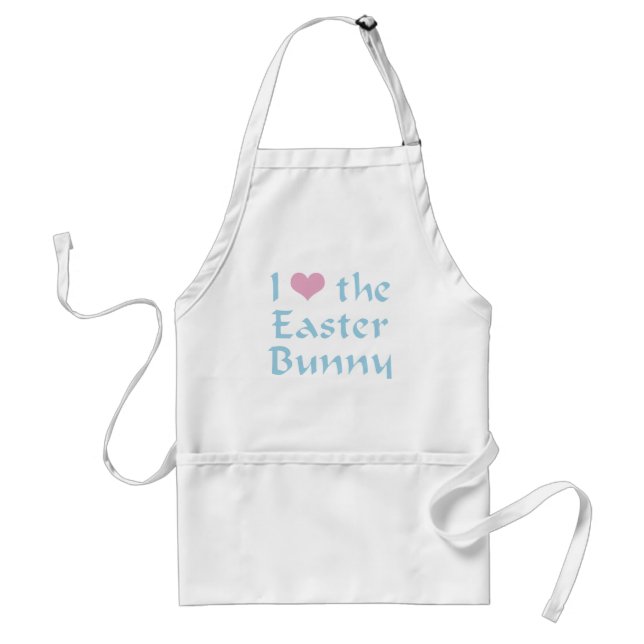 I Love the Easter Bunny Standard Apron (Front)