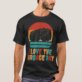 I Love The Garbage Day - Retro Garbage Truck 996 T-Shirt