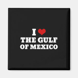 I Love The Gulf Of Mexico Usa Funny Meme Long Slee Magnet