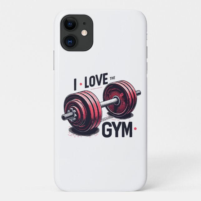 I love the gym Case-Mate iPhone case (Back)