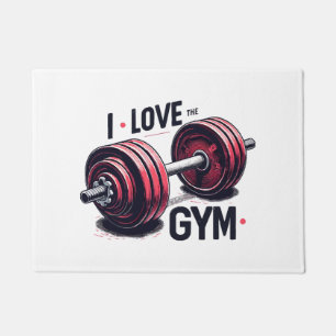 I love the gym doormat
