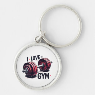 I love the gym key ring