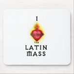 I LOVE the Latin Mass Sacred Heart of Jesus Mouse Pad<br><div class="desc">Show your love for the Mass of All Ages and the Sacred Heart of Jesus!</div>