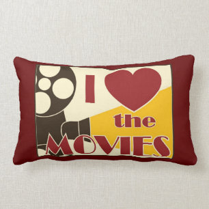 I Love the Movies Lumbar Cushion