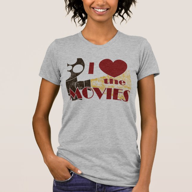 I Love the Movies T-Shirt (Front)