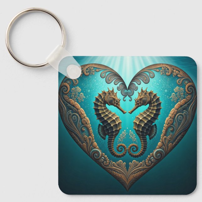 I love the Ocean Key Chain (Front)