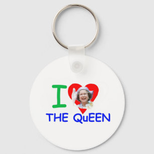 I love the Queen - Queen Elizabeth II Key Ring