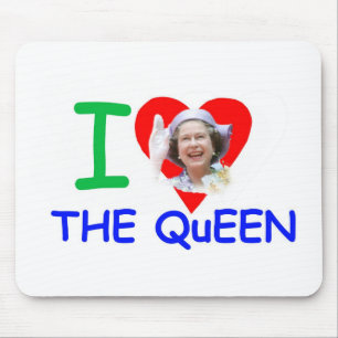 I love the Queen - Queen Elizabeth II Mouse Pad