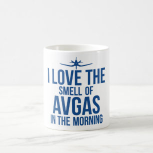 I love the smell of Avgas mug