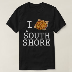 I Love the South Shore MA Bar Pizza T-Shirt