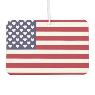 I LOVE THE UNITED STATES OF AMERICA  CAR AIR FRESHENER
