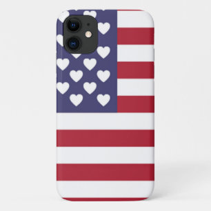 I LOVE THE UNITED STATES OF AMERICA iPhone 11 CASE