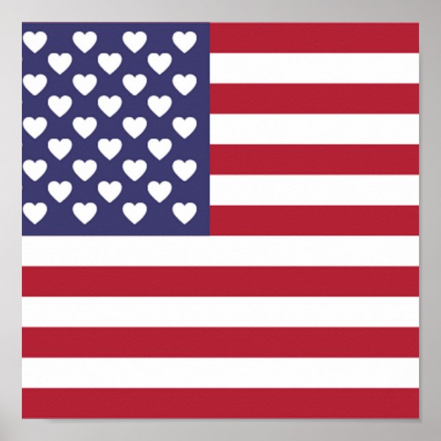 I LOVE THE UNITED STATES OF AMERICA POSTER (Front)