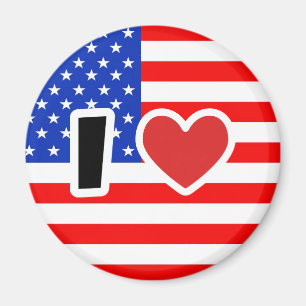 I love the USA Magnet