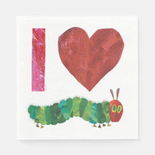 I Love The Very Hungry Caterpillar Napkin